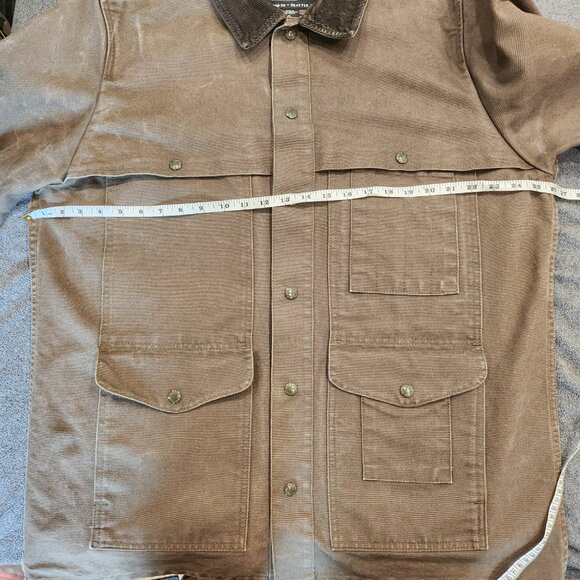 Filson Dry Tin Cloth Crusier - X-Large - Otter Green - Made in USA - Picture 9 of 14